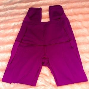 Lululemon mesh crop leggings